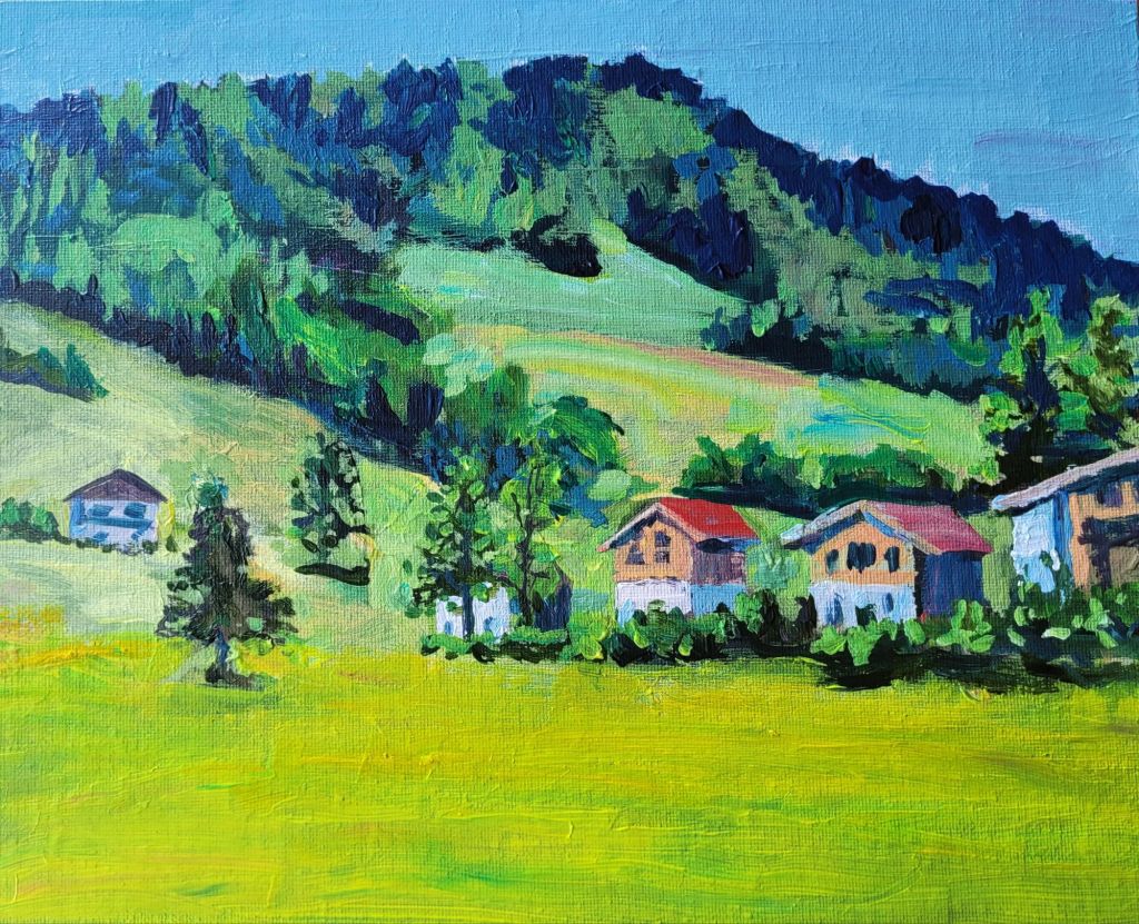 Sommerberge Reit im Winkl (24x30 cm)