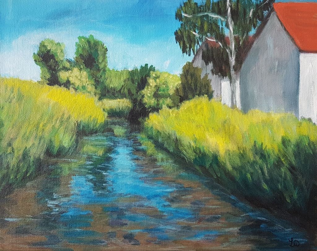 Am Wasser (24x30 cm)